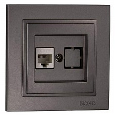 Розетка ethernet rj-45 mono electric despina 102-202005-125